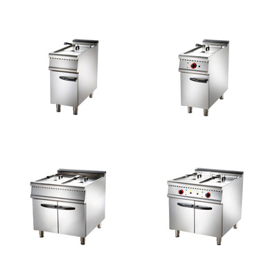 商用酒店西餐厨房组合炸炉 Restaurant Deep Fryer with Cabinet