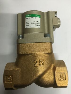 SAB1V/W/C25A-E-B现货CKD1寸气动阀门DN25原装真品当天发货