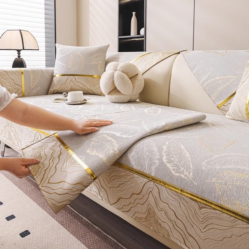 2025新款四季通用雪尼尔沙发盖垫防滑沙发坐垫轻奢高级感沙发盖布,居家布艺,沙发垫,淘宝优惠券,粉丝福利购,淘宝优惠卷