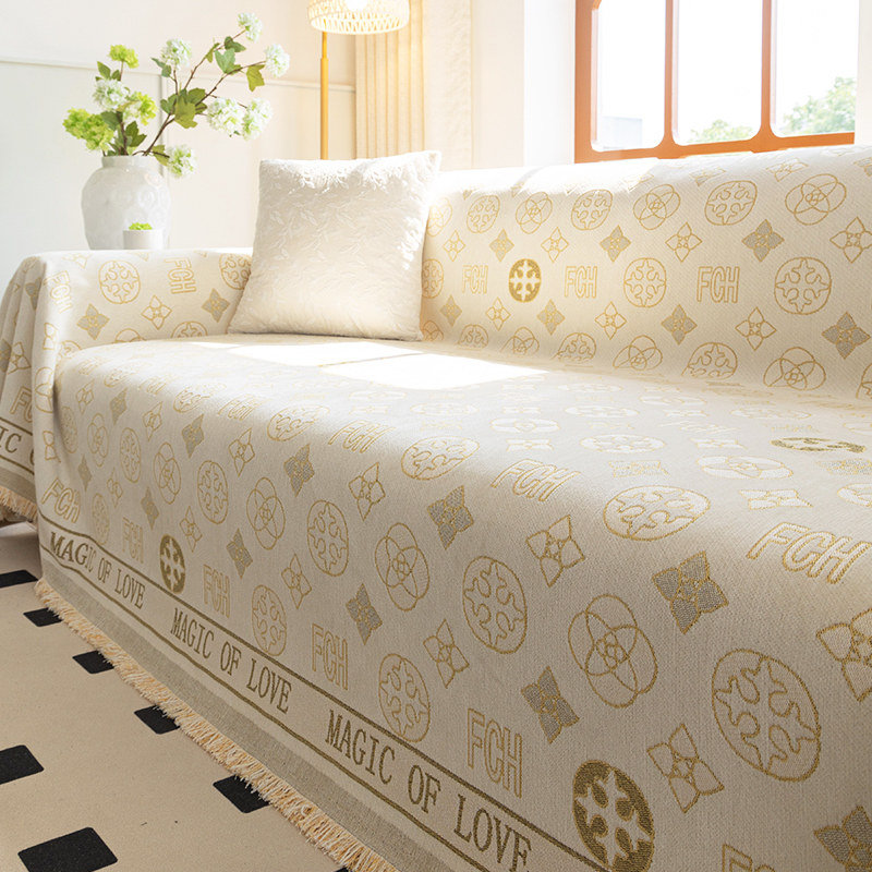 中古风沙发盖布高级感四季通用防猫防滑沙发盖布沙发毯防尘沙发套,居家布艺,沙发套,淘宝优惠券,粉丝福利购,淘宝优惠卷