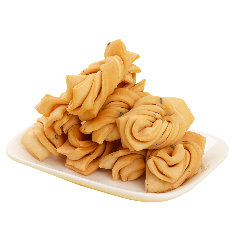 御食园脆麻花500g香酥咸味