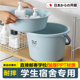 带盖脸盆水桶提桶学生宿舍用家用储水用洗漱衣塑料桶盆三件套装