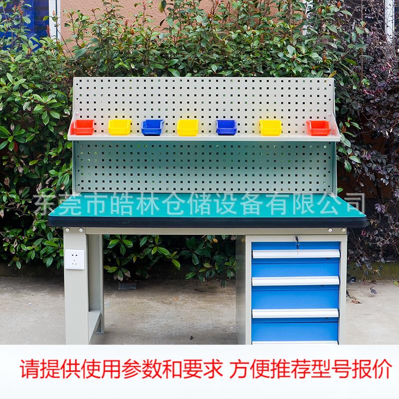 现货供应工作台带挂板防静电工作台维修检测操作台无尘车间工作台
