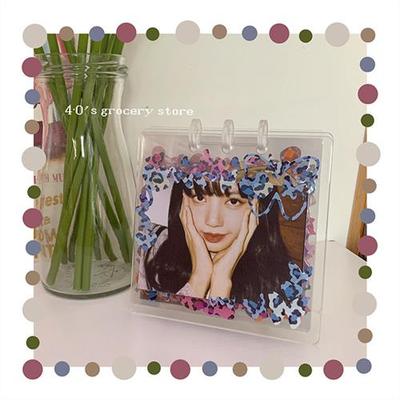 肆林 PVC透明方形内页卡片 活页本 拼贴本 咕卡 追星手帐