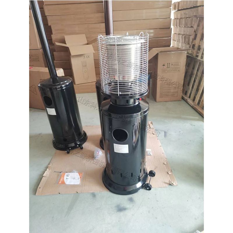 小型不锈钢取暖炉家用无烟型烧水加湿取暖器立式燃气热风机