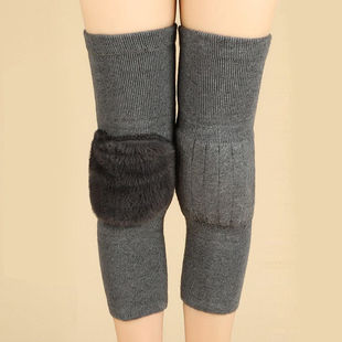 2025新款 秋冬保暖膝套女士防滑长筒加绒关节护腿袜老寒腿神器