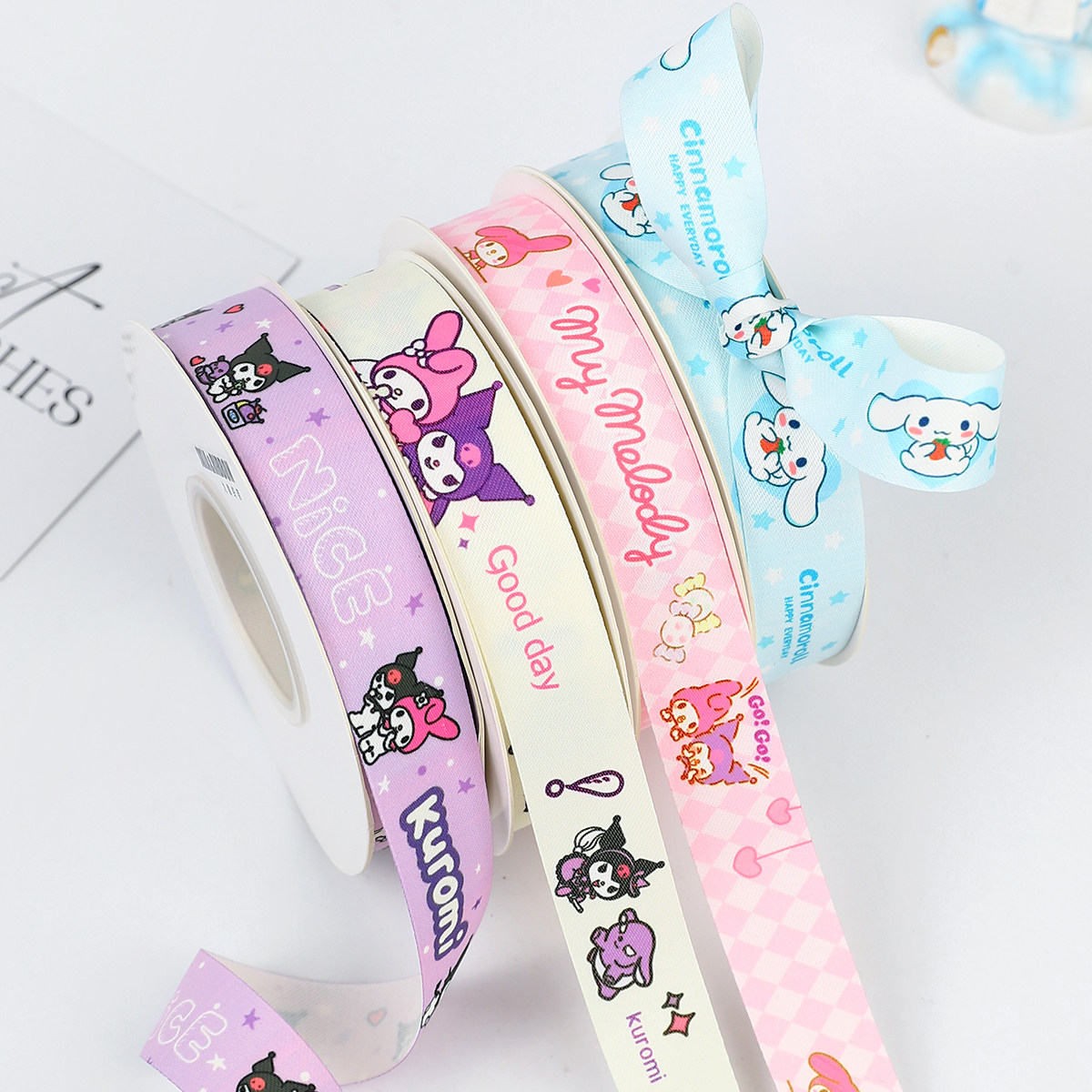 库洛米丝带玉桂狗帕恰狗三丽鸥卡通彩带DIY蝴蝶结儿童多巴胺缎带,居家布艺,丝带/绸带/布带,淘宝优惠券,粉丝福利购,淘宝优惠卷