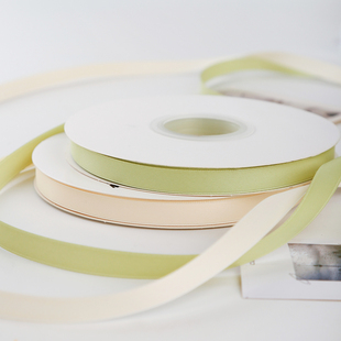 1cm消光棉丝带雾面哑光牛奶棉礼物蝴蝶结鲜花蛋糕盒缎带