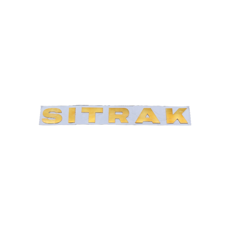 汕德卡英文字母标车头SITRAK