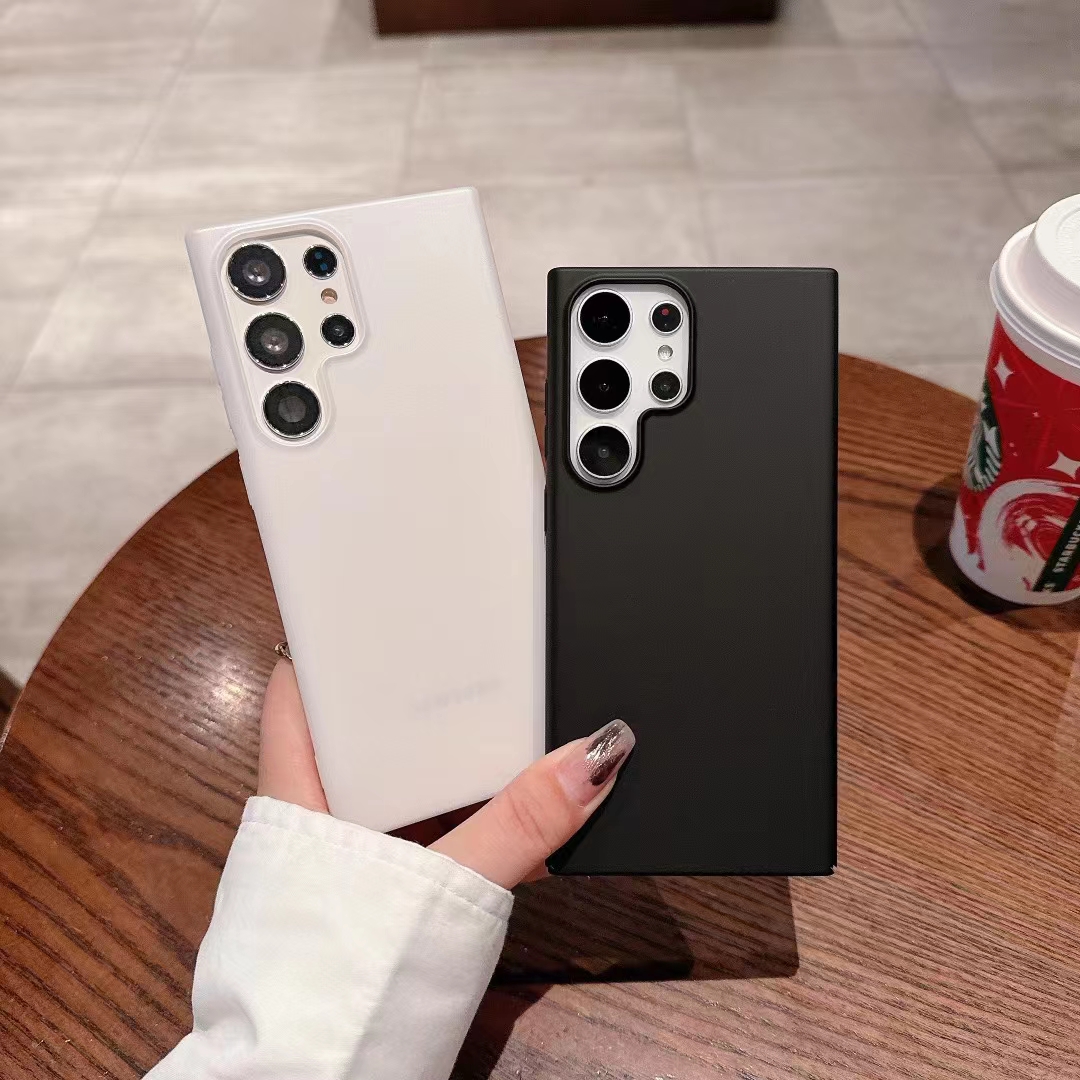 高级新款三星S25ultra手机壳超薄裸机感适用三星S24+保护壳全包防摔s23u简约pc硬壳s24pro肤感磨砂外壳男女