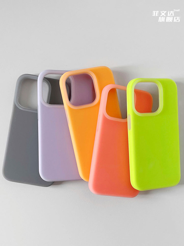 ins糯叽叽韩系适用苹果17手机壳新款液态硅胶16promax耐脏高级感iPhone14plus橡皮擦手感13/15promax糖果色女