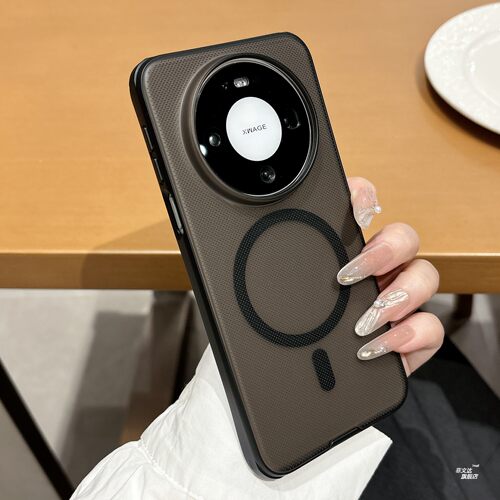 磁吸四角防摔适用华为mate80promax手机壳防滑波点mate70pro+高档磁吸磨砂mate60pro全包防摔轻奢保护套男女