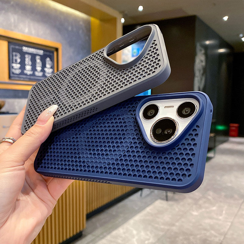 蜂窝透气散热华为pura80pro手机壳新款小众创意mate70pro磁吸全包防摔适用mate60pro+直边硬外壳50por高级感