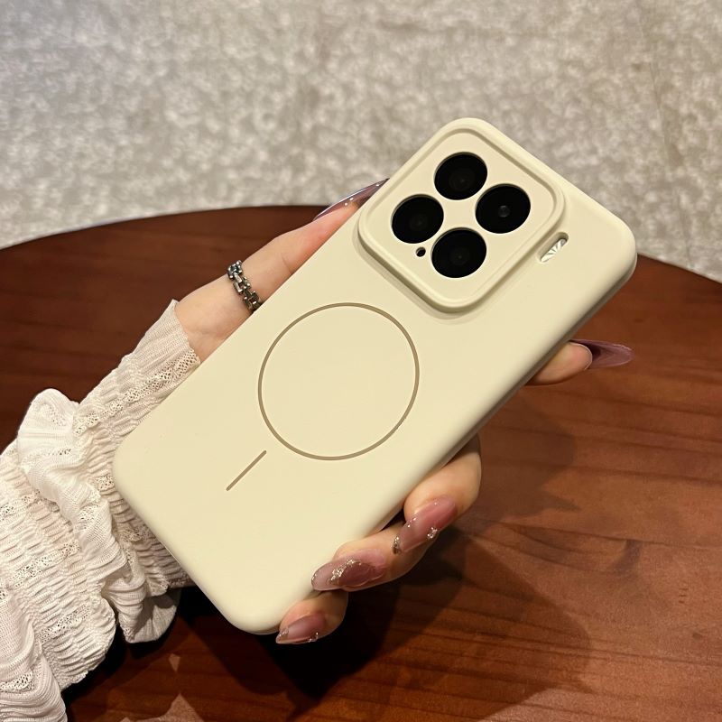 【真液态硅胶】适用小米15手机壳新款强磁吸精孔镜头全包防摔15pro软糯纯色高级感小米14保护套男女ins防指纹