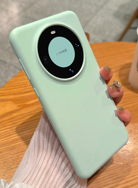 新款软橡皮擦感适用华为mate80pro液态硅胶pura80u高级nova14简约magic7手机壳耐脏50por荣耀400/300全包纯色