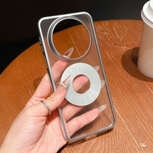电镀磨砂云环磁吸超薄适用华为mate80promax手机壳新款80pro半透明抗指纹高级感硬壳70/60商务全包防摔保护套