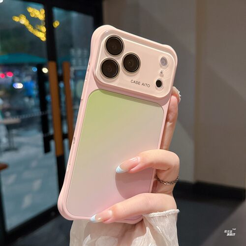 超好看渐变适用苹果17promax手机壳iPhone17pro四角气囊防摔16promax镜头膜全包防摔15磨砂14pro夏季冰凉壳