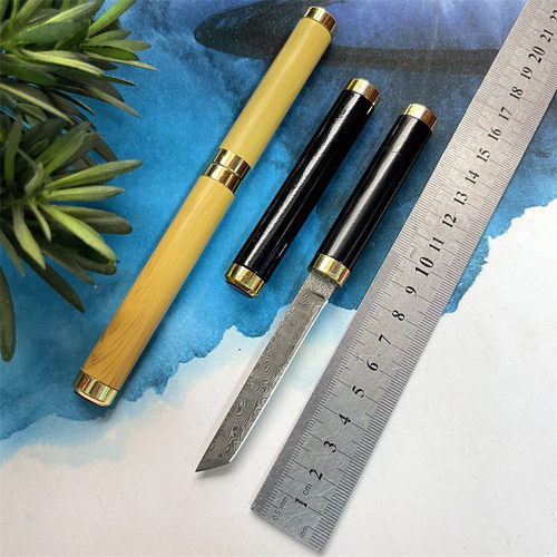 神笔大马士革折叠刀高硬度锋利