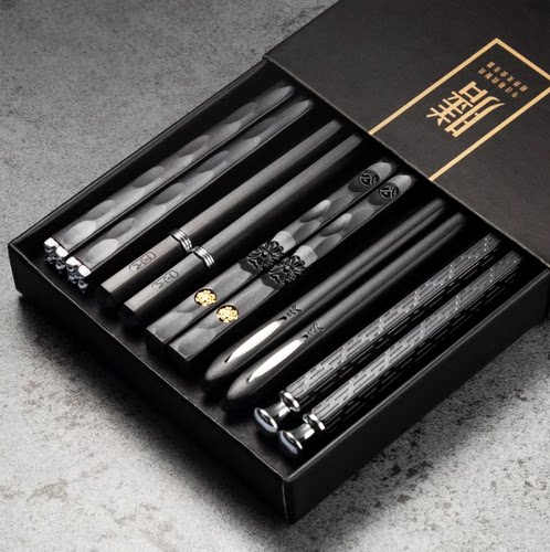 5 Pairs Japanese Chinese chopsticks Sushi Sticks Reusable Me