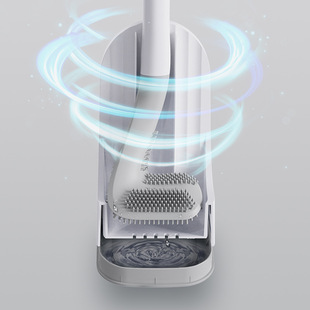 新款高尔夫马桶刷软胶无死角可拆长柄刷防漏水底座厕所清洁刷