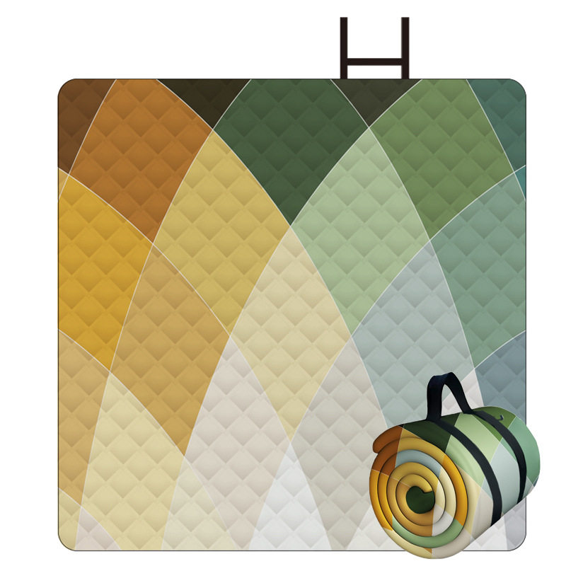 加厚户外防潮垫 户外用品野营垫野餐垫子沙滩防水不粘草