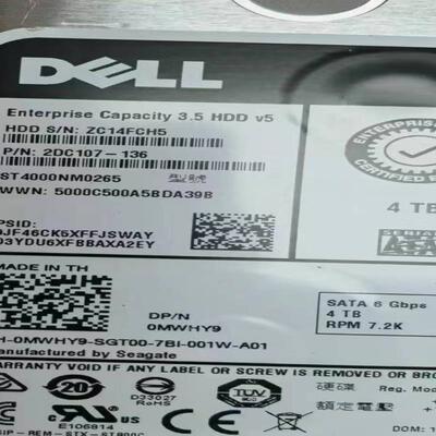 DELL R730XD 4T 3.5 SATA  7.2K