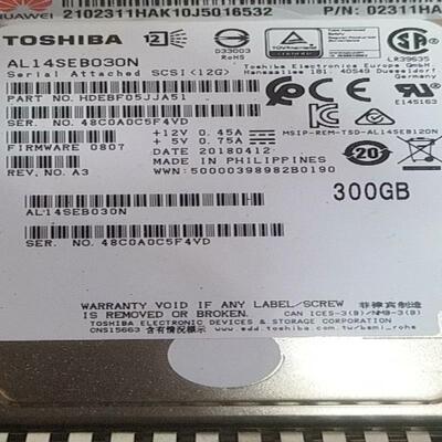 华为300G 12G SAS 2.5硬盘 02311HAK