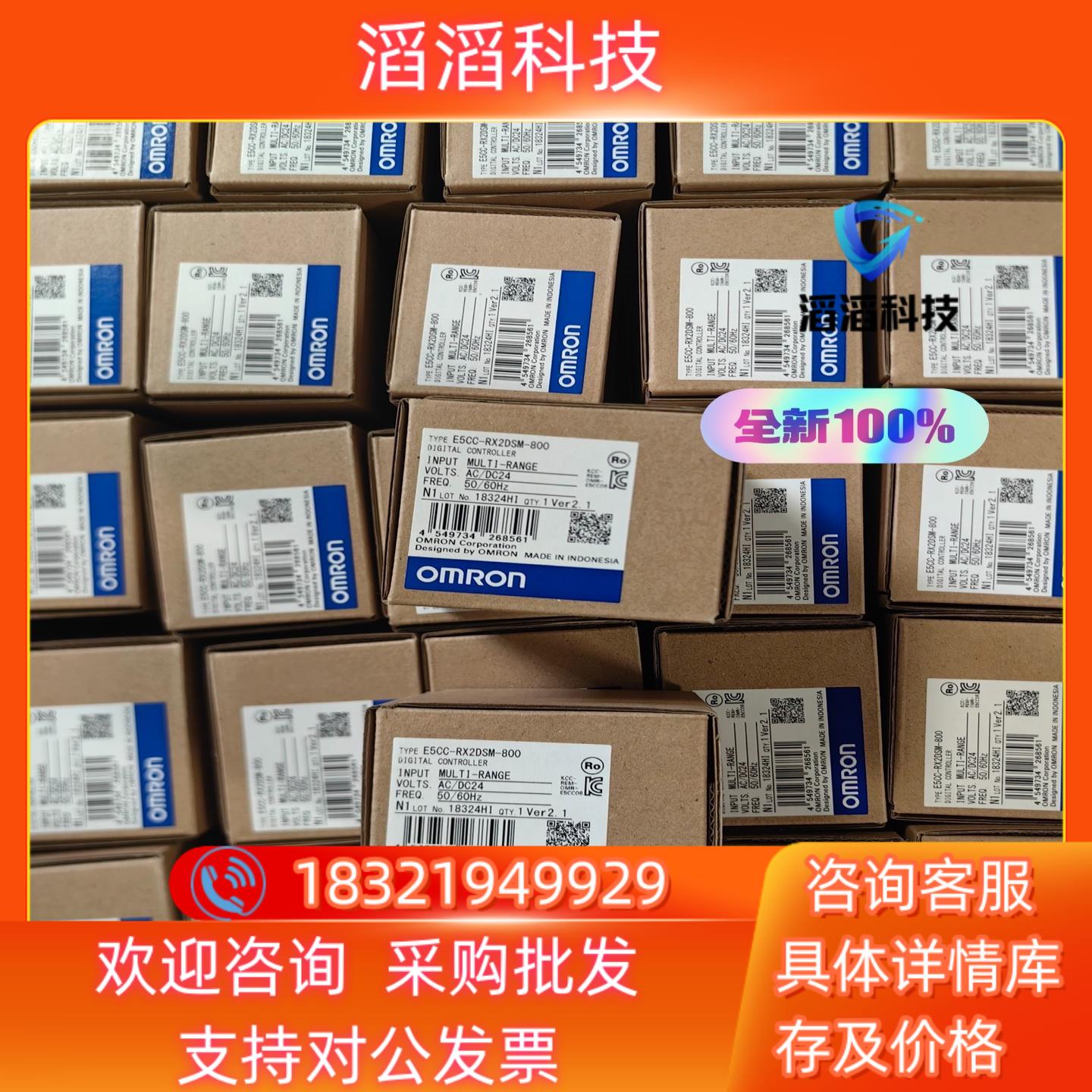现货全新原装 温控器 E5CC-RX2DSM-800