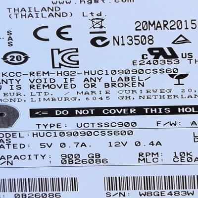 HGST日立 HUC109090CSS600