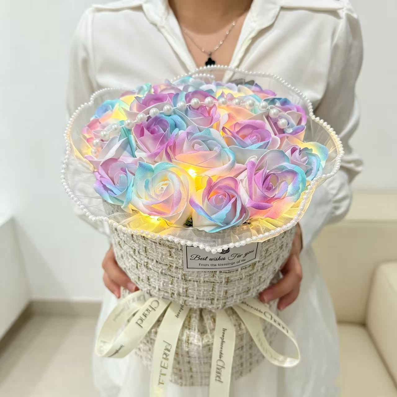 母亲情人节礼物小香风香皂永生