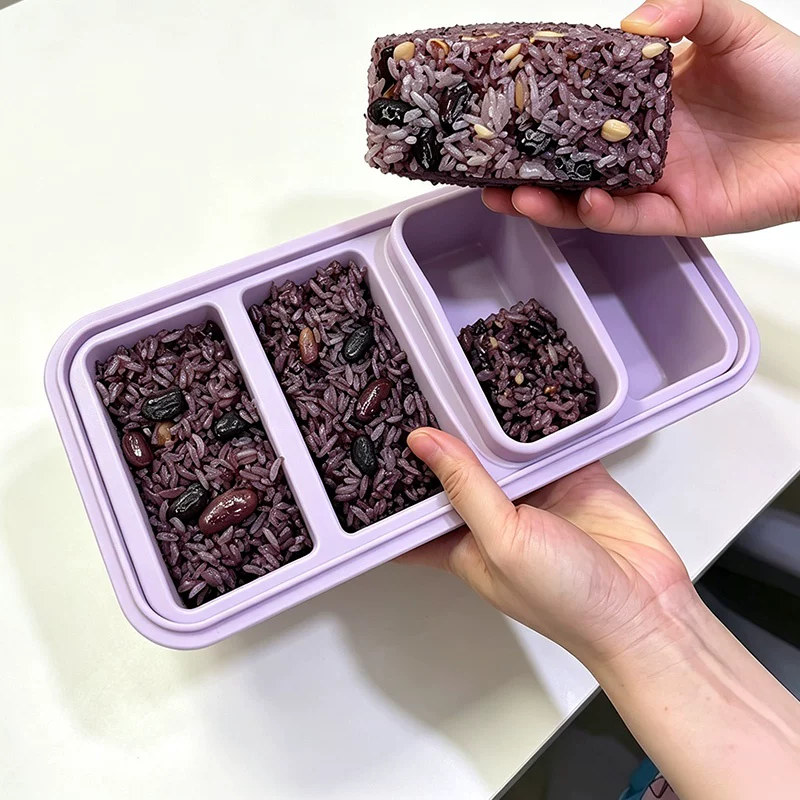 一人食餐具!米饭分装盒冷冻可