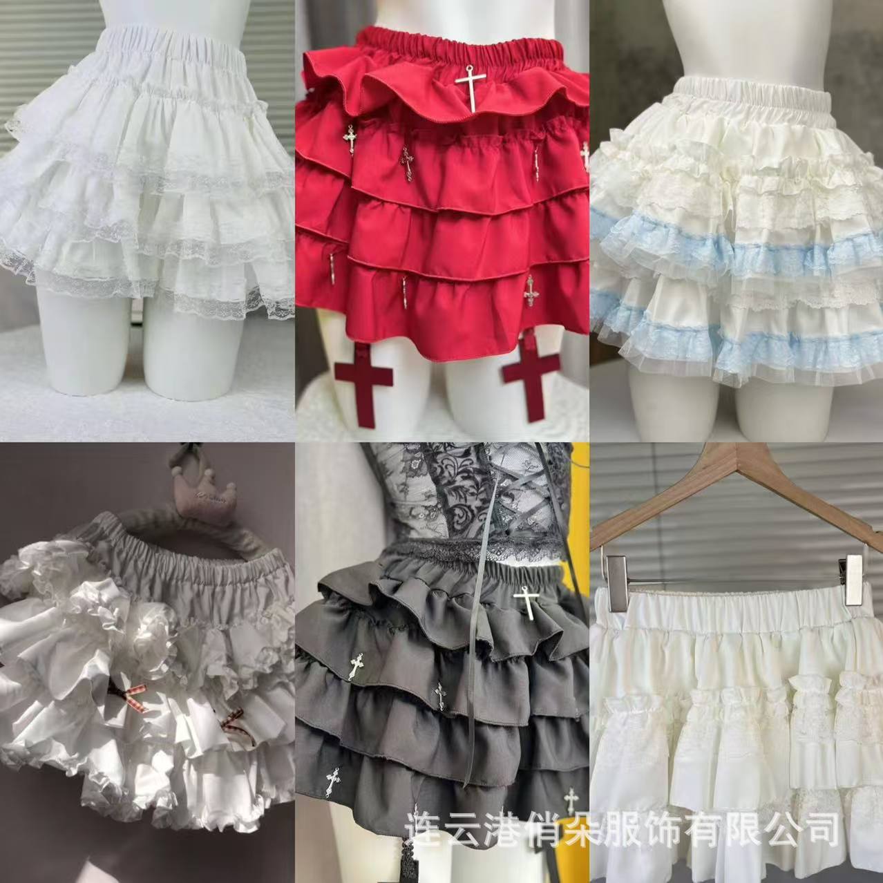 芭蕾风蕾丝花边蛋糕半身裙女夏季2025新款高腰a字防走光蓬蓬短裙