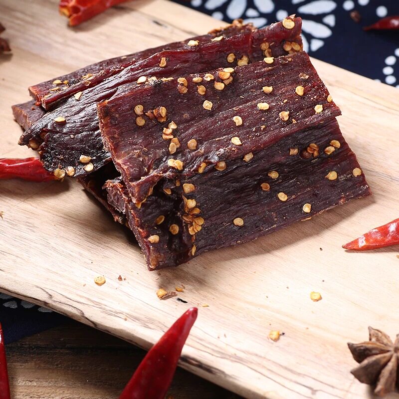 风干猪肉500g小吃特产散装手撕肉干休闲零食干巴肉干五香味
