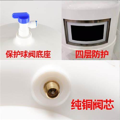 3.2G塑包钢压力桶 4G6G白色塑料压力罐纯水机储水罐品牌通用放爆