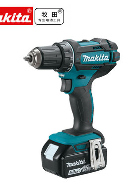 充电式起子电钻 DDF482RME 双转数选择，机身全长仅185mm