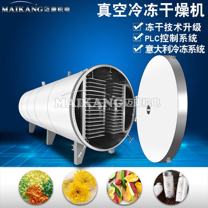 厂家供应宠物粮真空冻干机 商用鸡鸭肉冻干机 10平方真空干燥机