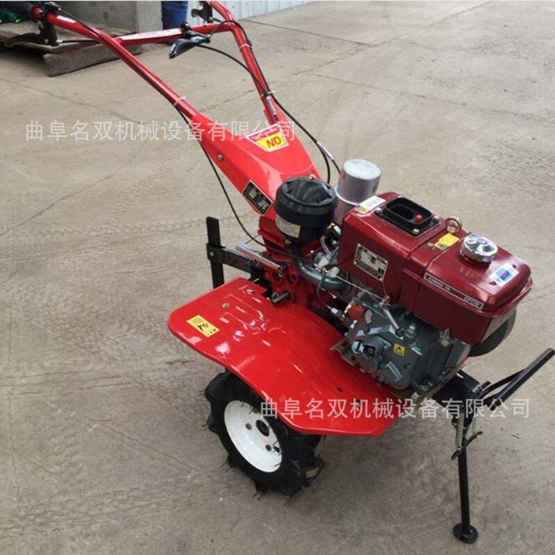 小型打田旋耕机 四驱自走式开沟微耕机柴油果园家用小型农耕机