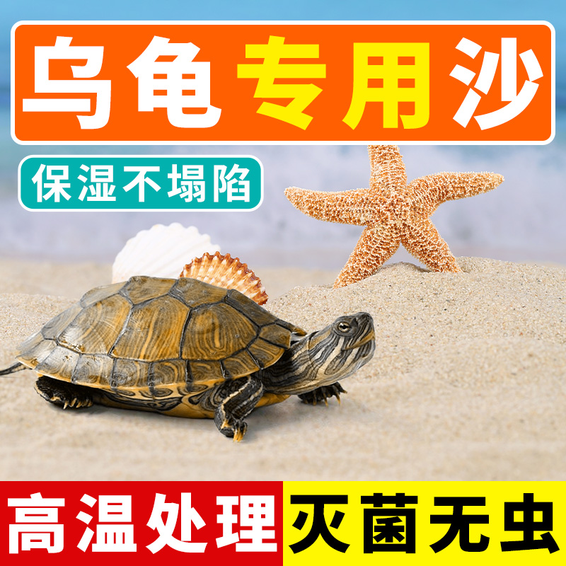 乌龟沙冬眠专用沙子孵化下蛋爬宠龟缸鱼缸底砂造景装纯天然海绵砂