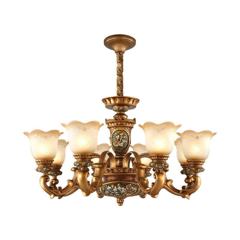 欧式树脂吊灯客厅主灯别墅奢华大气高档复古豪华餐厅卧室仿古灯具