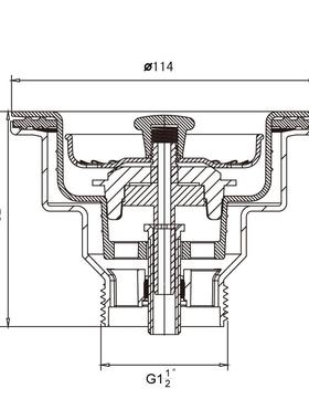天力厨房石英石水槽器大理石洗菜盆配件黑色亚克力落水XK247