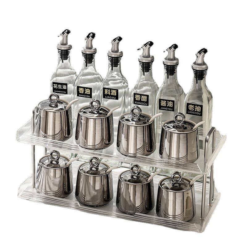 轻奢陶调料罐透明大量调调味罐料瓶全套家庭用品瓷味调罐防容尘盐