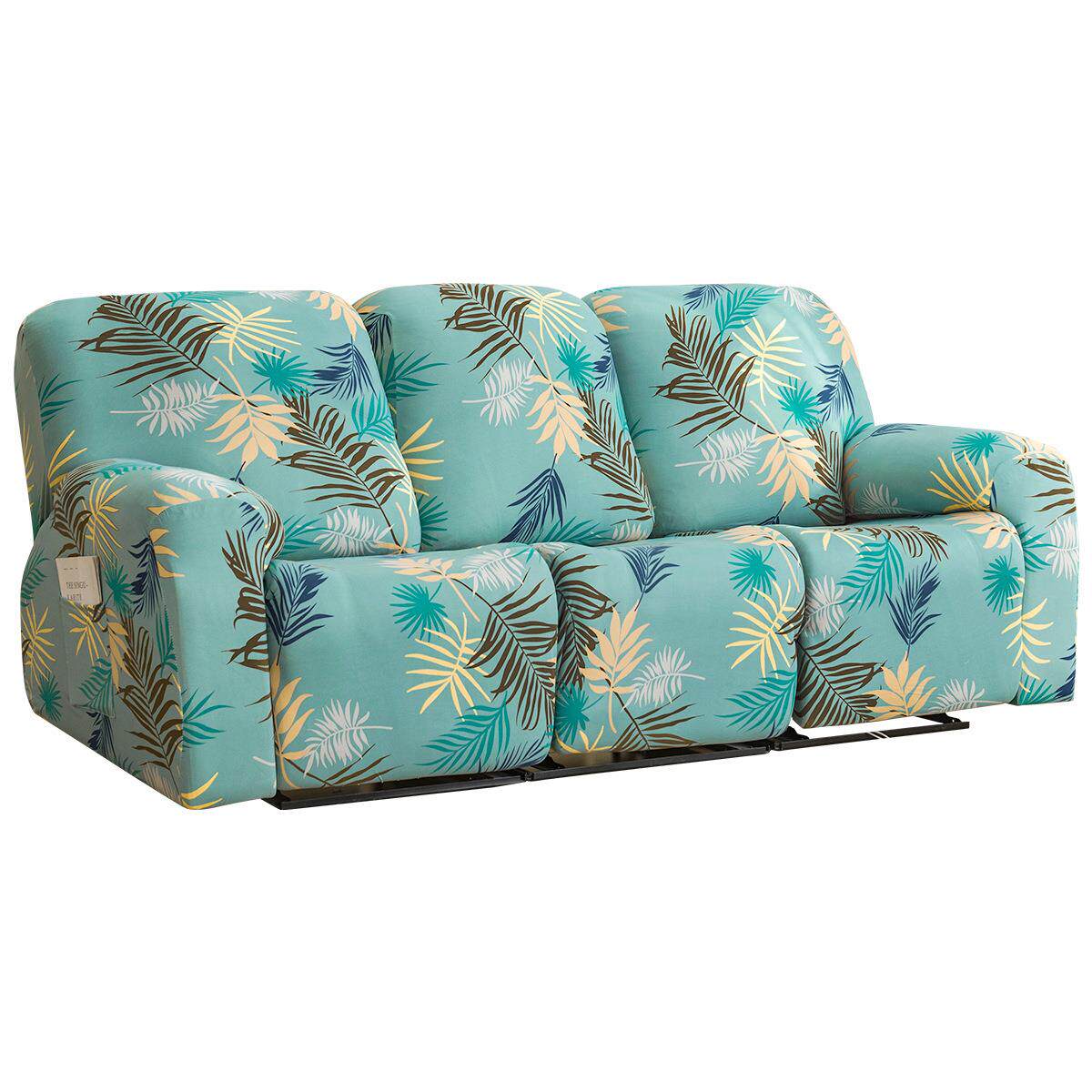 印花分片芝华士套弹力全包躺椅套二人三人多功能沙发罩