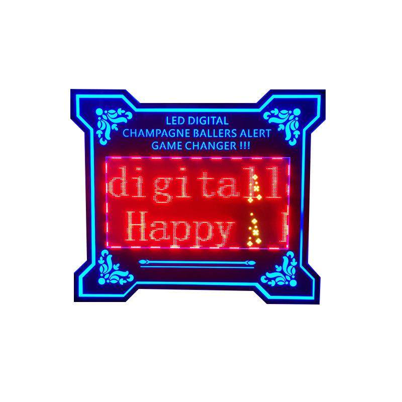 LED屏幕发光手举牌七彩编程滚屏广告牌酒吧发光灯箱生日快乐灯牌