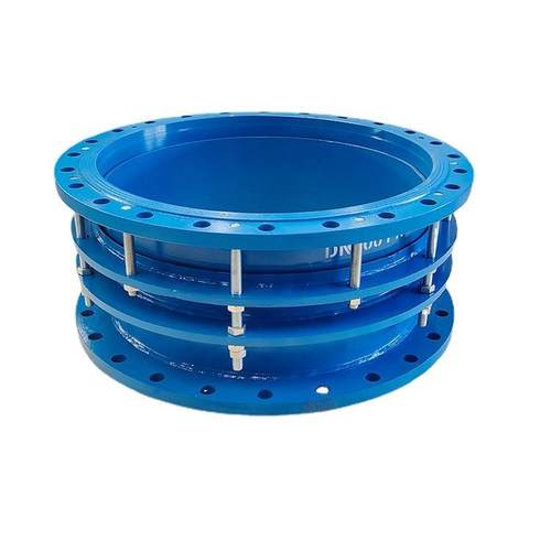 B2F双法兰限位伸缩器厂家CF传力接头钢制伸缩节Q235限位伸缩接头