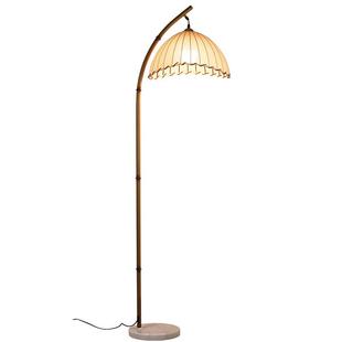 复古落地灯民宿客厅书房立式阅读灯具床头灯中古风灯具167L