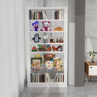 书架专用绘本架钢制落地置物架现代简约图书馆书籍架书柜家用书架