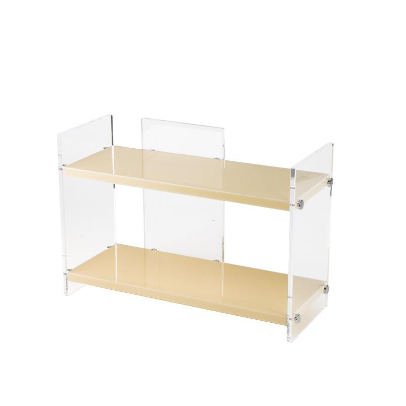 高级感妆轻品收纳0023架桌面洗手台卫生化亚克力收纳整间理盒奢置