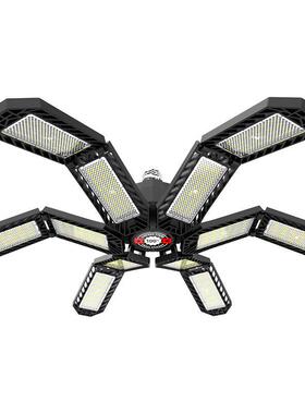 2023新款LED车库灯工矿灯折叠变形灯仓库灯折叠车库灯LED灯