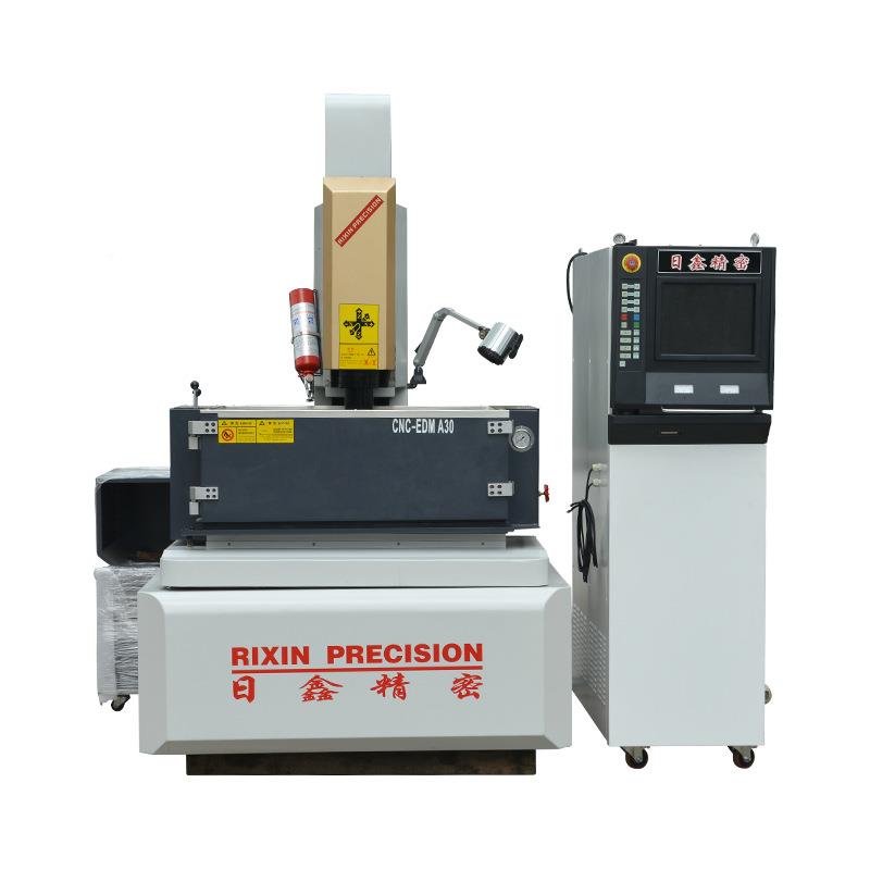 镜面火3花机厂家CN体C-A0高精密三轴联数控一机穿动孔石墨火花机