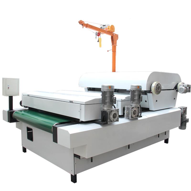 uvYVH光油晶片一体机pvc竹维背雪弗淋板石材景墙涂设备覆纤膜辊涂